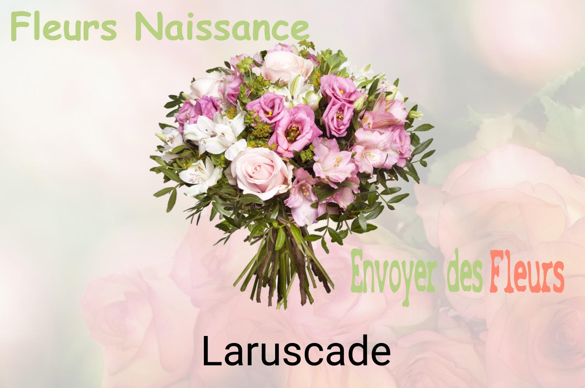 Bouquet de fleurs de naissance livré à Laruscade